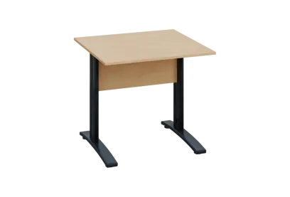 EPK 18 - 8 stůl kancelářský, kovová podnož černá, deska 18 mm, široký 800 mm, bříza irská